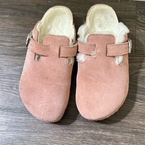 Birkenstock Cozy Pink Slip-On Clogs